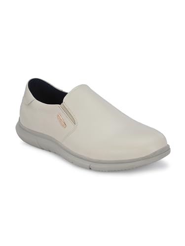 Image of egoss Platinum Premium Genuine Leather Sneaker Casual Shoes for Men, Durable, Comfortable & Versatile Design, Ideal for Work, Events & Everyday Wear