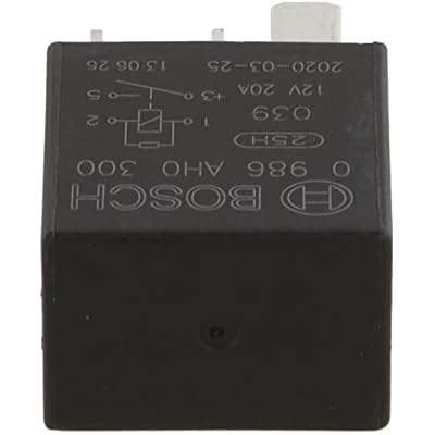 BOSCH 0986AH0300 Normal Open Micro Relay - 4 Pins, 12V DC, 20 Amp - Single