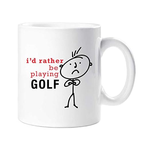 60 Second Makeover Mens I'd Rather Be Playing Golf Mug Present Dad Boyfriend Man Gift Funny Golfer