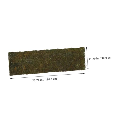 Tapis de mousse synthétique vert résistant à la chaleur pour décoration durable