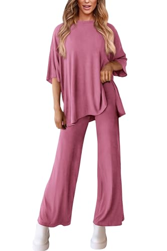 PRETTYGARDEN Two Piece Sets For Women Summer Fashion Lounge Matching Set 2025 Travel Vacation Airport Outfits Clothing