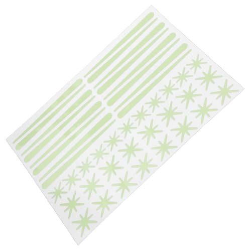 Vinilo Decorativo de Estrellas Luminiscentes Verde 43 pcs