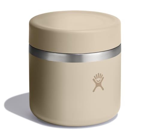 Image of Hydro Flask Food Jar - Insulated Stainless Steel, Snack Travel Container for Hot Food & Soup 20 Oz Oat Tan