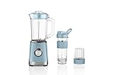 Arzum AR1159 ARZUM MAGICBLEND JUG BLENDER, 500 W motor power, stainless steel, 1200 ml Jar, ice-crushing (Blue)