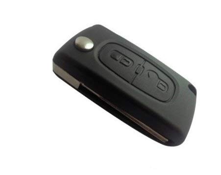 Chave Canivete Citroen 2B TL C3 C4 Pallas C5 Xsara Picasso com Emblema e Lamina