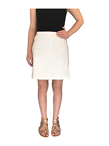 Rafaella Womens Size Large Comfort Fit Skort, Snow White