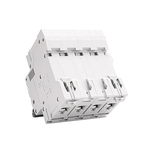 Disyuntor 4 Pole C Curve 25A de alta resistencia con mecanismos internos de cobre de gran durabilidad 6