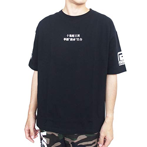 [リバーサル] Tシャツ 半袖 KENGAN ZETSUMEI TOURNAMENT BIG SILHOUETTE TEE ケンガンアシュラ コラボ 十鬼鉈王馬 呉雷庵 [RVKA002] L BLACK