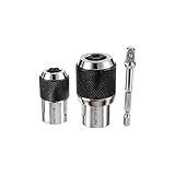 Gewindebohrer Steckschlüssel 3 Stück Adapter 3/8 Drive Verstellbar Kompaktes Gewindebohrer Verlängerung Set Mit Stahlkugelgelenk Für Akkuschrauber Bohrmaschine Werkstätten & Präzises Gewindeschneiden