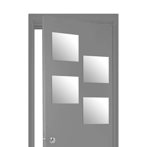 Set di 4 specchi quadrati adesivi 30X30