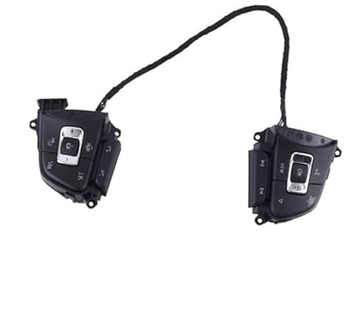 ZAPYVET Botón de Control de Crucero del Coche, for VW, for, L, for, II 2017 2018 2019 2020 Botón del Interruptor de Control de Crucero del Volante Multifuncional del Coche 5NG959442A Kit de interrup