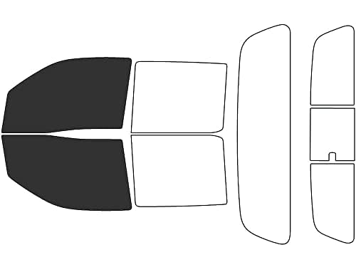 Rvinyl Window Tint Kit Compatible with Nissan Frontier 2022-2024 (4 Door) - Front Precut Kit - 20%