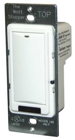 Wattstopper LMSW-101-W Digital Switch, 1-Button, Infrared, White