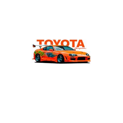 Image of BLINKART Toyota Supra MK4Car Posters Sticker Gift Items for Boys Room Wall Decor || Comes with Double-Sided Tape|| Decoration Bedroom Living Room Office Studio Decor | 12x18 In (A3) - CAR-276