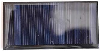 QBM Rectangle Shape Mini Solar Panel (Multicolour, 80/40/03 Mm)(Pack of 2)