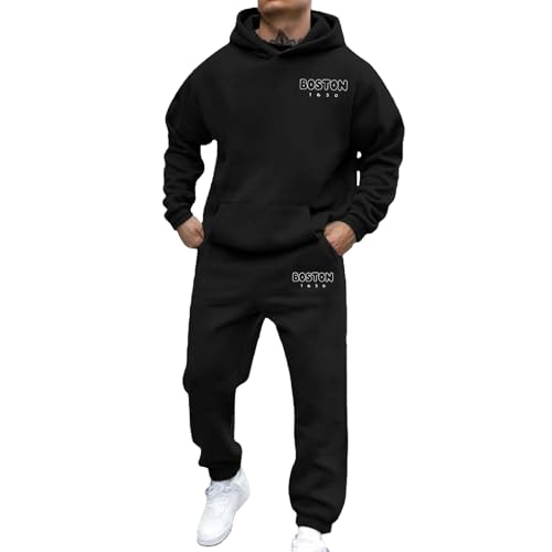 Sudadera unisex con nombre de la ciudad, sudadera con capucha, casual, atlética, para la calle, con ajuste cómodo, aspecto diario, Negro, S
