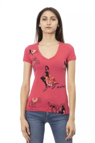 T-shirt rose femme Trussardi L coupe confortable anti-transpiration 2BT05