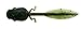 Nikko Zaza Tadpoles Artificial Fishing baits, Watermelon Red Flake