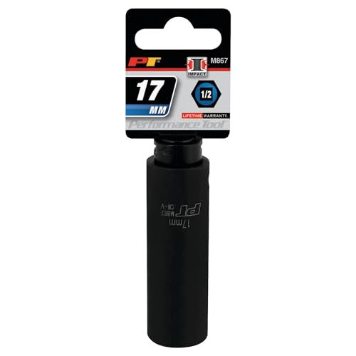 Image of Performance Tool M867 1 /2 Drive 6pt Impact Socket, 17mm