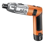  AEG SE 3,6 V Akkuschrauber 3,6 V Li-Ion, Transportkoffer, 2 Akkus 1,5 Ah Li-Ion, Ladegerät