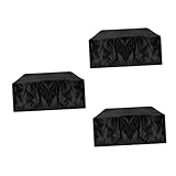 Wasserdichte Möbelabdeckungen für den Außenbereich, Set mit 3 schwarzen...