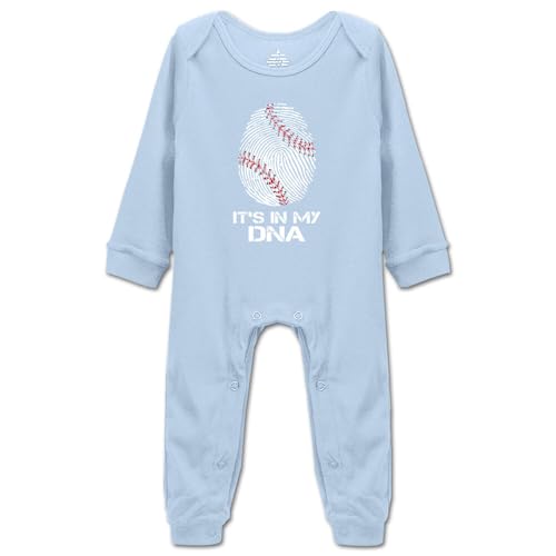 Baseball It's in My DNA Baby Clothes Newborn Boy Girls Rompers Outfits Bodysuit