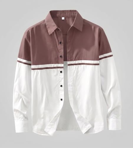 Image of Afflatus Men's Stylish Cotton Casual Shirt | Full Sleeve Button-Down Shirt | Comfortable Breathable Fabric | Perfect for Casual Office and Outing Wear