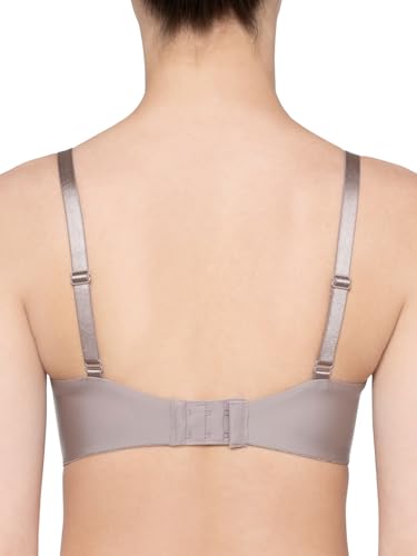Image of Triumph T-Shirt Bra For Women Wired Padded Body Make-Up Series Seamless Everyday Lingerie Lycra Xtra Fine Breathable Fabric Second-Skin Smooth 3 /4 Cup Support Invisible Underwire Pack Of 1