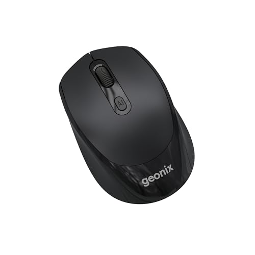 Image of Geonix Nimbus 03 Optical Wireless Mouse, Range 10m, 4 Buttons; 2.4GHz Nano Receiver, 3 DPI Modes, 2*AA Cell, Optical Orientation, Plug & Play