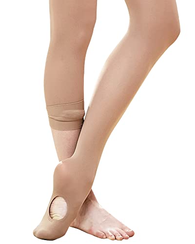Stelle Girls Women Ballet Dance Convertible Tights Ultra Soft Pro Transition Tights4