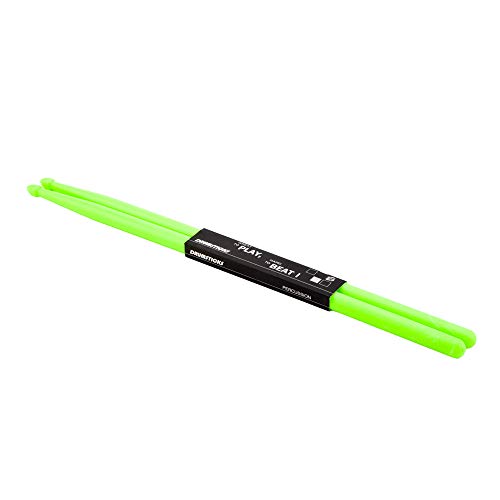Drumsticks nylon drumsticks shallow 1 pair 5A drumsticks musical instrument percussion accessories/green
