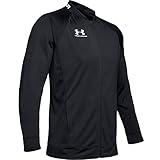 Under Armour Challenger III Jacket, chaqueta de hombre para hacer deporte, ropa de deporte de hombre inspirada en las chaquetas bomber hombre, Negro (Black/White (001)), L