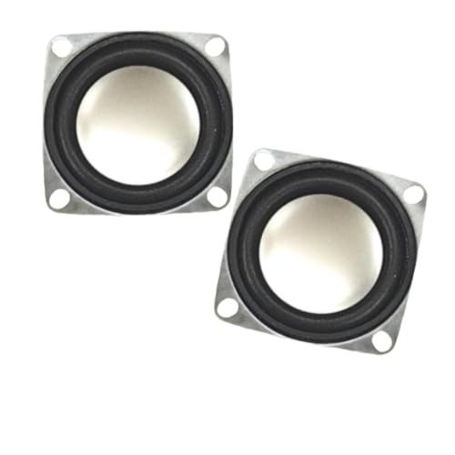 Image of SK Electron (Pack of 2) 2 inch 4 ohm 3 watt Silver Cone Full Range Speaker, Woofer for DIY Projects and Kits,
