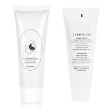 ANKROYU 80ml Carbon Creme Gel, Peeling Facial Cream for Blackhead Removal & Skin Rejuvenation with Light Machine for Laser Skin Treatment & Deep Cleansing