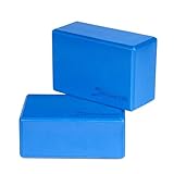 ProsourceFit Foam Yoga Blocks, High Density EVA Yoga Bricks 4”x 6” x 9” (Set of 2)...