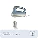 Ariete 1548 Batidora de Mano Vintage 450W 5 Velocidades Función Turbo 2 Batidores Azul Claro Imagen de Ariete 1548 Batidora de Mano Vintage 450W 5 Velocidades Función Turbo 2 Batidores Azul Claro