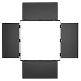 Fovitec StudioPRO LED Barndoor Light Modifier for StudioPRO S-600D or S-600B LED Panels (LED Panels sold separately)