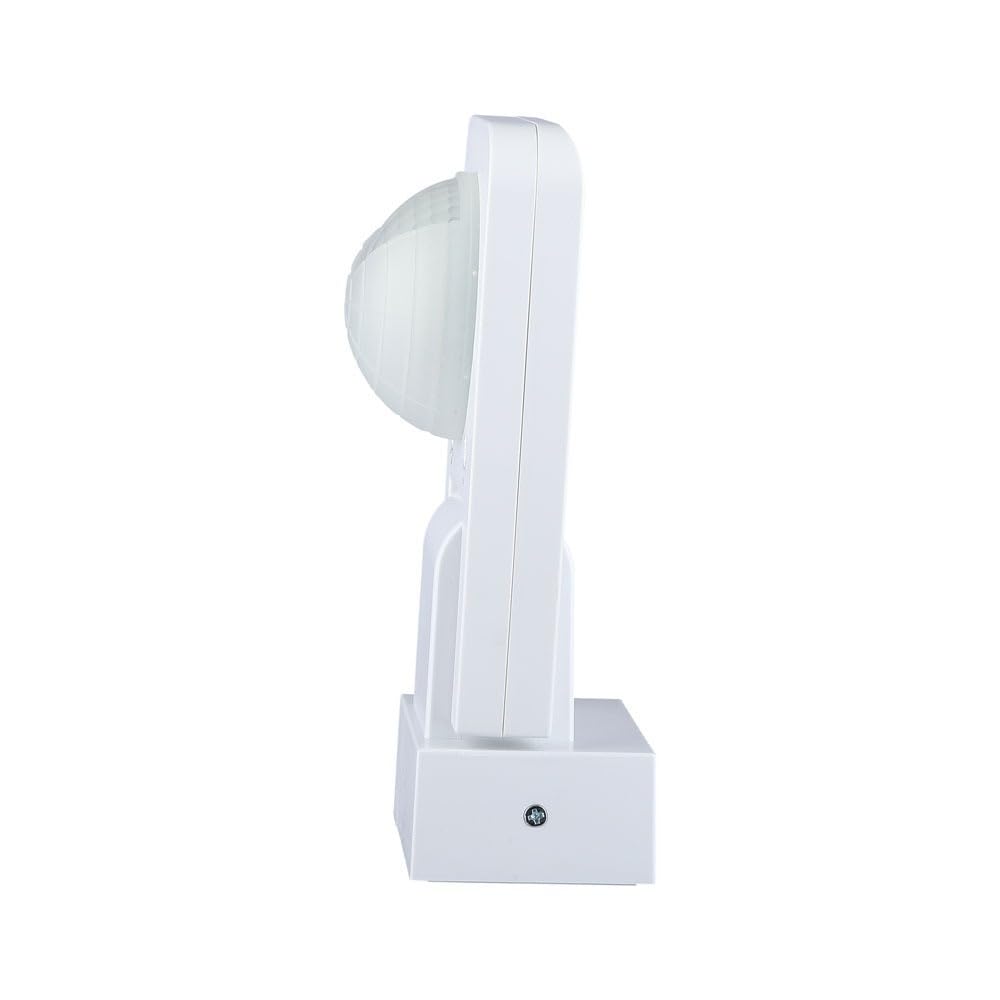 Rilevatore di movimento a infrarossi bianco, IP65 (supporta fino a 1000 W LED). Ideale per spazi esterni, fornisce un'attivazione efficiente e affidabile per illuminazione e sicurezza.