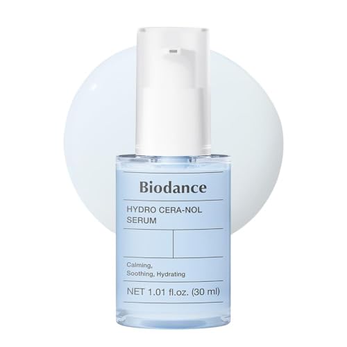 BIODANCE Hydro Cera-nol Serum Facial - Sérum Hidratante y Calmante para Piel Seca y Sensible, Efecto Luminosidad y Glass Skin con Ceramidas, Pantenol y Ácido Hialurónico, Cosmética Coreana, 30ml