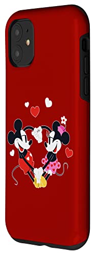Coque iPhone 11 Disney Mickey et Minnie pour la Saint Valentin