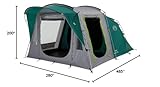 Coleman Tent Oak Canyon 4, 4 Person Family Tent with BlackOut Bedroom Technology, 4 Man Camping Tent with 2 Extra Dark Sleeping Cabins, 100 Percent Waterproof, Easy to Pitch - Image 10