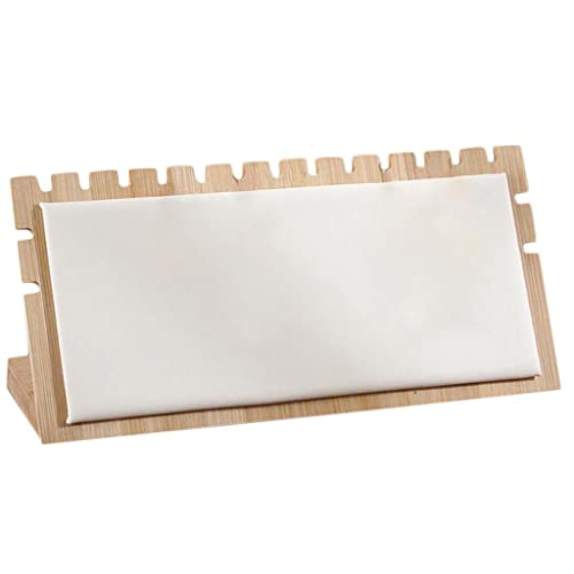 Bamboo Wooden Jewelry Display Plate for Shop and Home