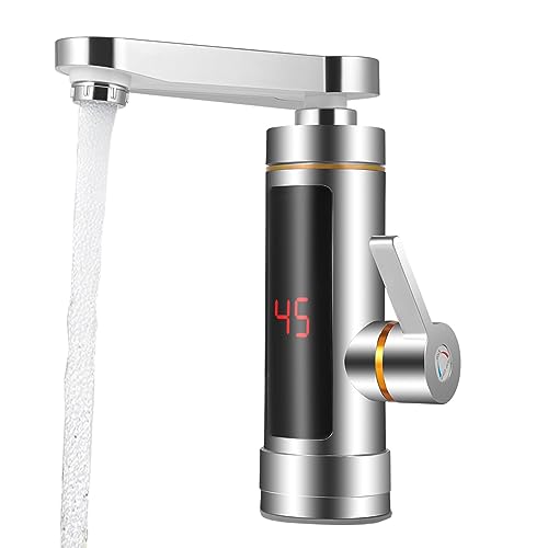 Grifo Eléctrico Instantáneo con Indicador LCD, Mezcla 360°