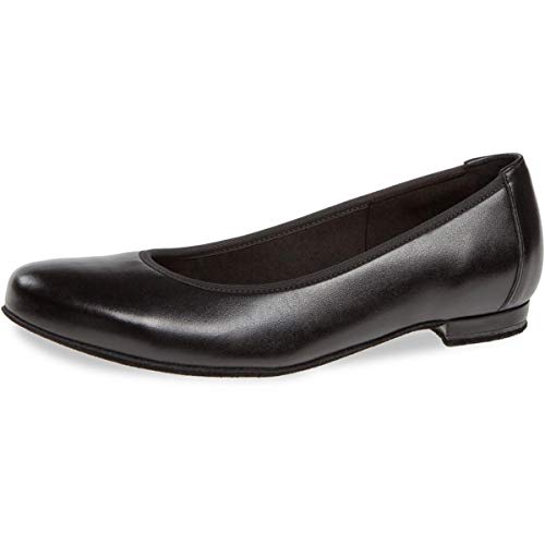 Ballerines Diamant Femmes 175-005-034 - Cuir Noir - Talon 1,2 cm - Fabriqué en Allemagne