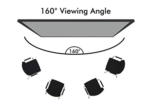 Image of Big VUE 150 Inches Fixed Frame Projector Screen 16:9 Diagonal Active 3D 4K Ultra Hd Projector Screen for Classroom, Office & Home Theater (150 Inch, High Contrast Alr)
