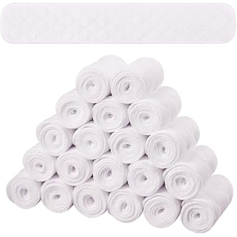 SATINIOR 20 Pcs Cotton Bra Sweat Liners Cover