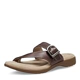Eastland womens Tahiti Thong Sandal, Brown, 11 US