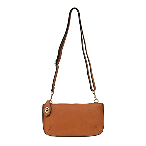 Image of Joy Susan Women's Fashion Purse Mini Crossbody Wristlet Clutch Handbag - Whisky