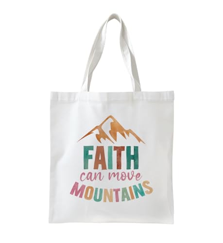 Christian Aesthetic Canvas Tote Bags for Women, Bible Tote Bags, Christian Gifts for Women, Bible Verse Gifts