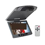 9-Zoll-Auto-Dachmonitor, LCD-Klappbildschirm, Multimedia-Video-Deckenmontage-Display(Gray)